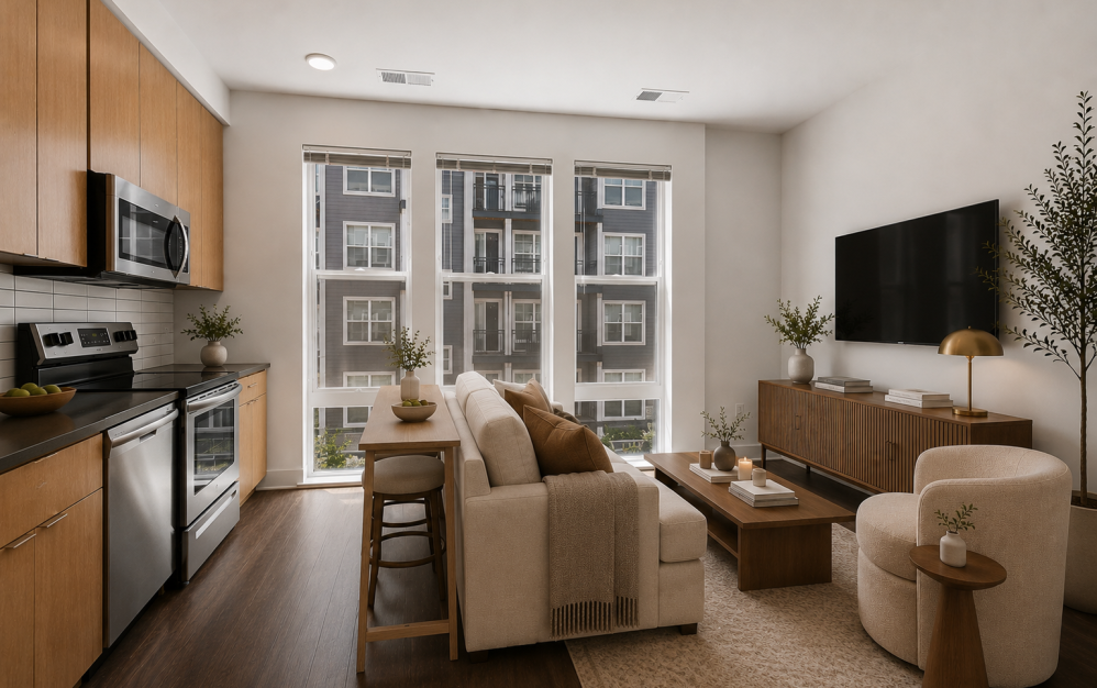 A8  1 bed 1 bath 699 sq. ft.