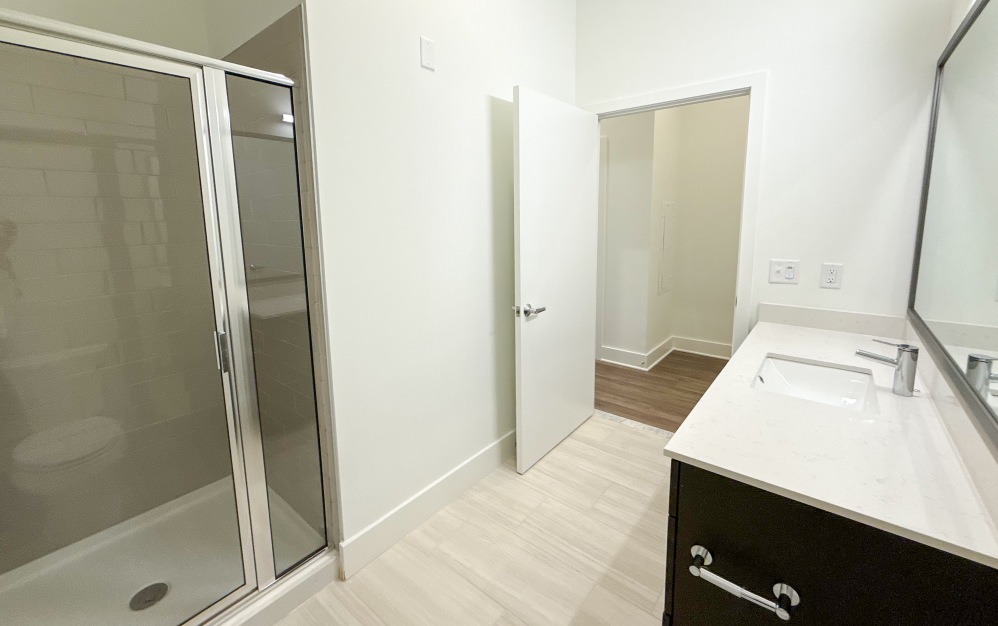 S2 - Studio floorplan layout with 1 bathroom and 500 square feet (205 S2 Bathroom)