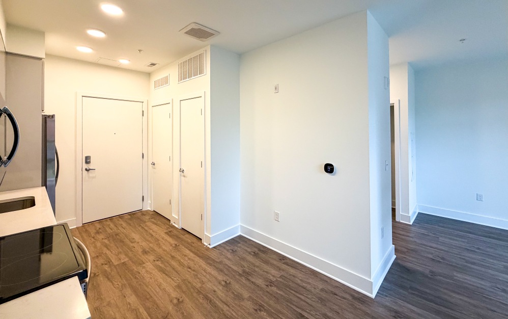Studio apartment layout at The Hartley Washington DC